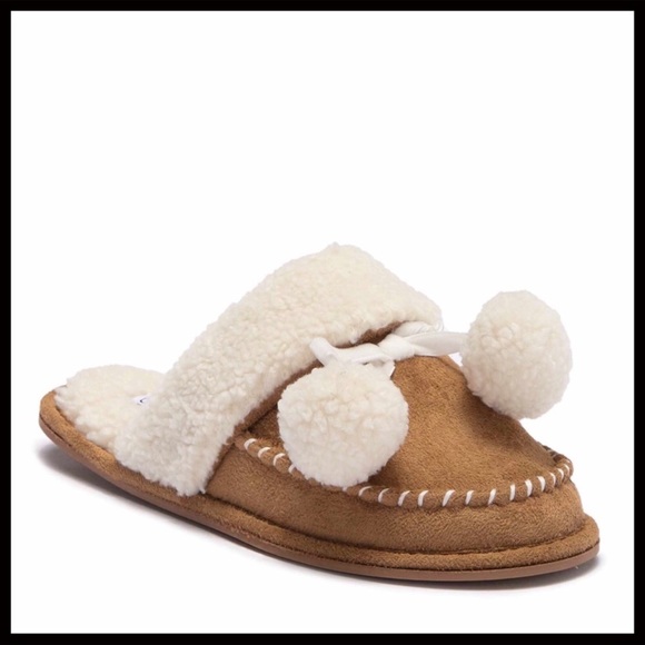 JESSICA SIMPSON FAUX SHEARLING MOCCASINS A2C - Picture 6 of 8